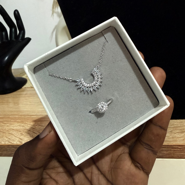 Bague de promesse ajustable et Colliers et pendentifs pour femme