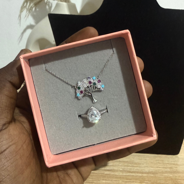 Bague de promesse ajustable et Colliers et pendentifs pour femme