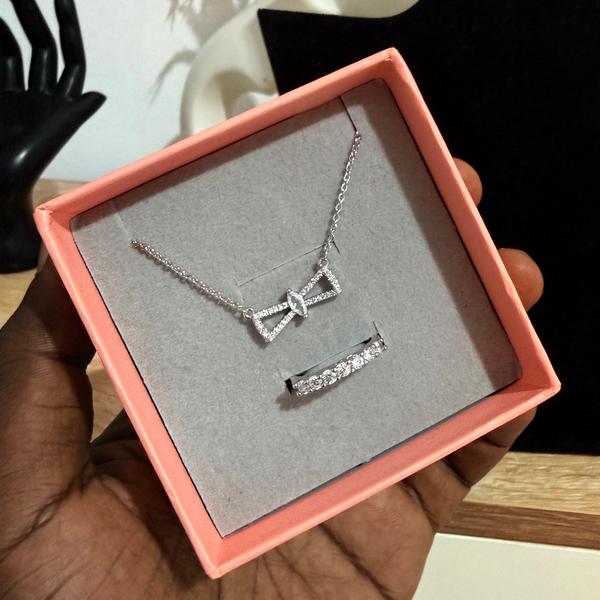 Bague de promesse ajustable et Colliers et pendentifs pour femme