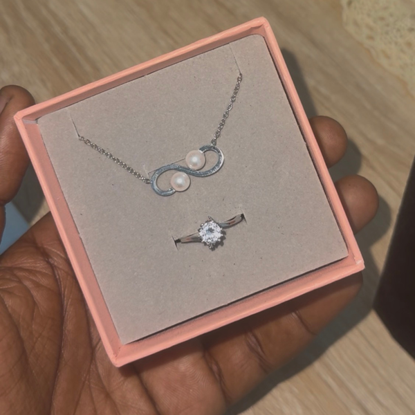 Bague de promesse ajustable et Colliers et pendentifs pour femme