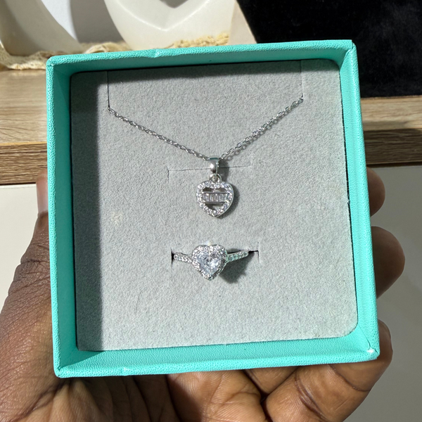 Bague de promesse ajustable et Colliers et pendentifs pour femme