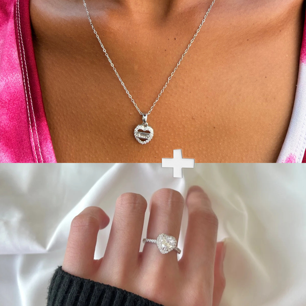 Bague de promesse ajustable et Colliers et pendentifs pour femme
