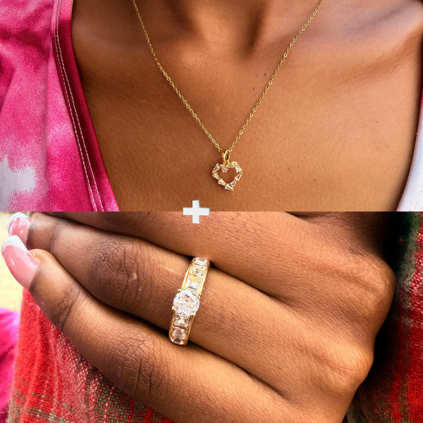Bague de promesse et Colliers et pendentifs pour femme