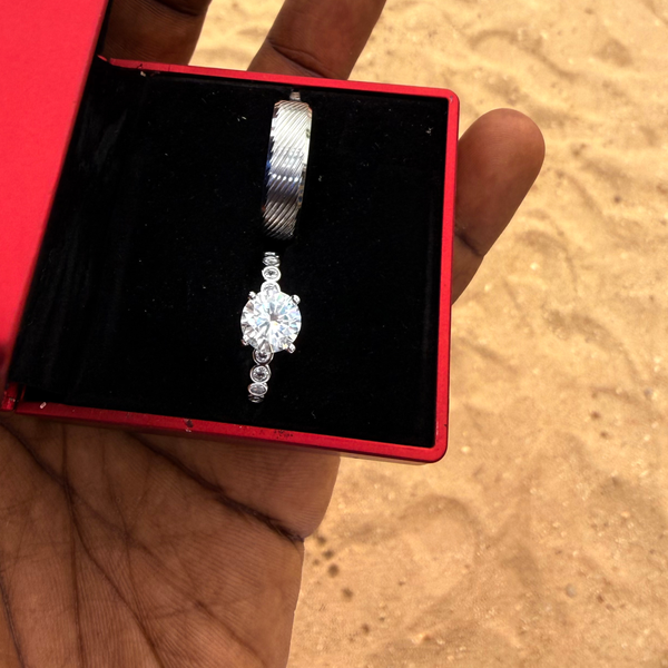 Bague de promesses homme et femme
