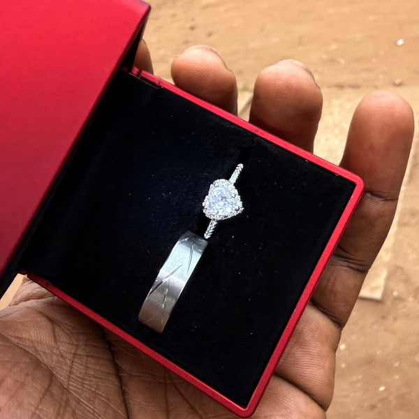 Bague de promesses homme et femme