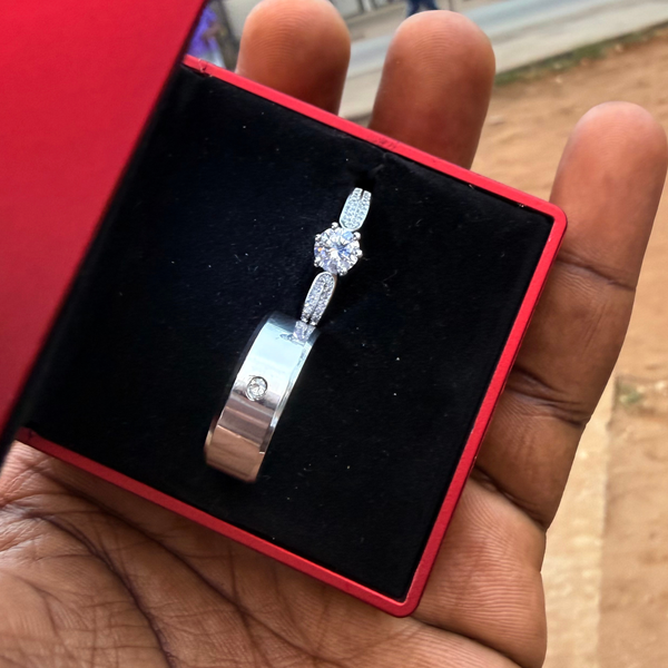 Bague de promesses homme et femme