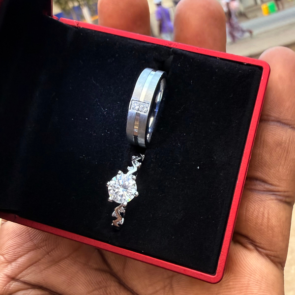 Bague de promesses homme et femme