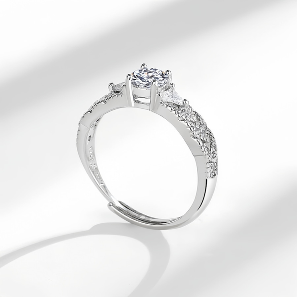 Bague de promesse ajustable - BAG06