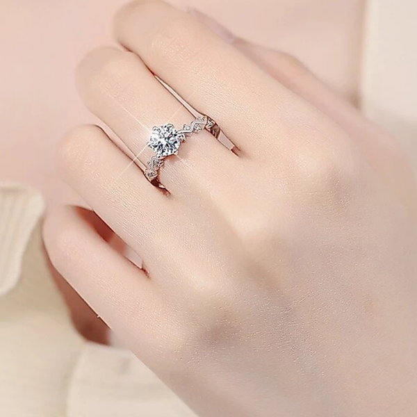 Bague de promesse ajustable - BAG12