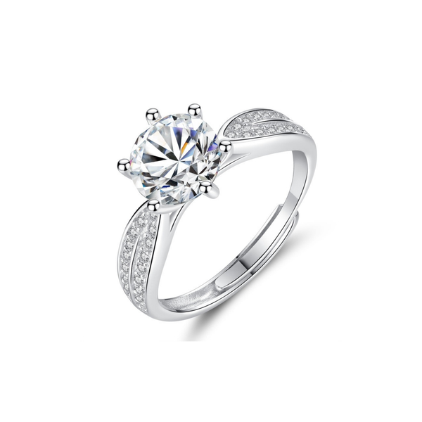 Bague de promesse ajustable - BAG04