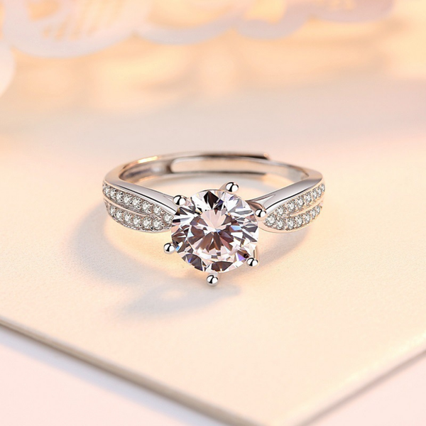 Bague de promesse ajustable - BAG04