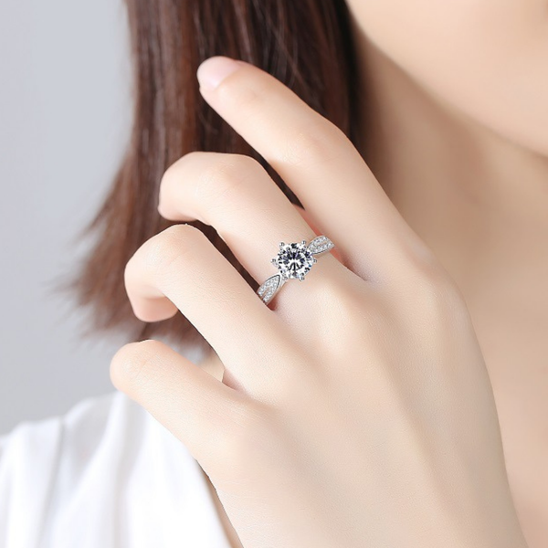 Bague de promesse ajustable - BAG04