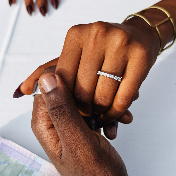 Bague de promesse ajustable