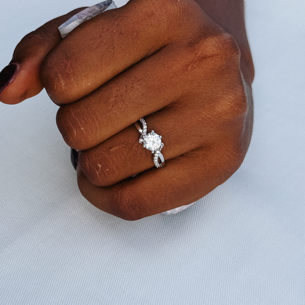 Bague de promesse ajustable - BAG07