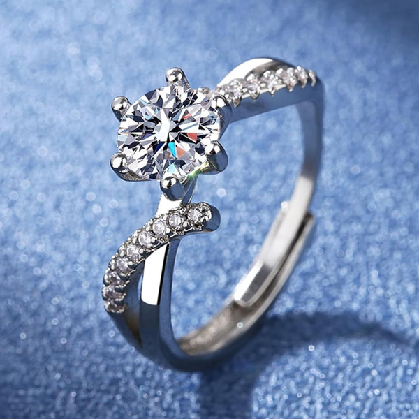 Bague de promesse ajustable - BAG07