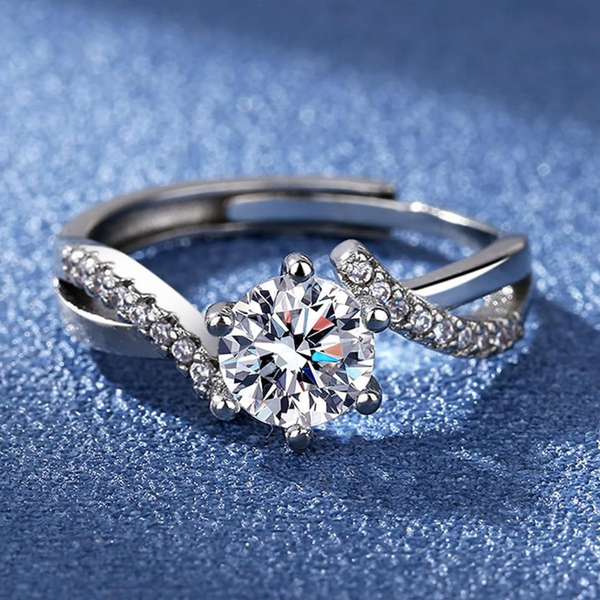 Bague de promesse ajustable - BAG07