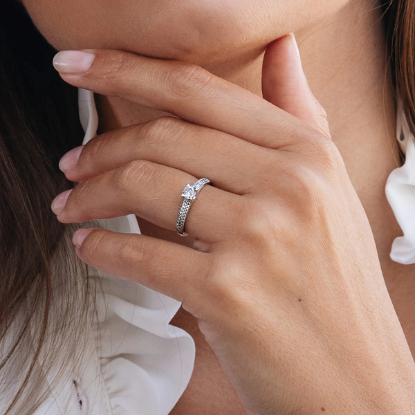 Bague de promesse ajustable - BAG05