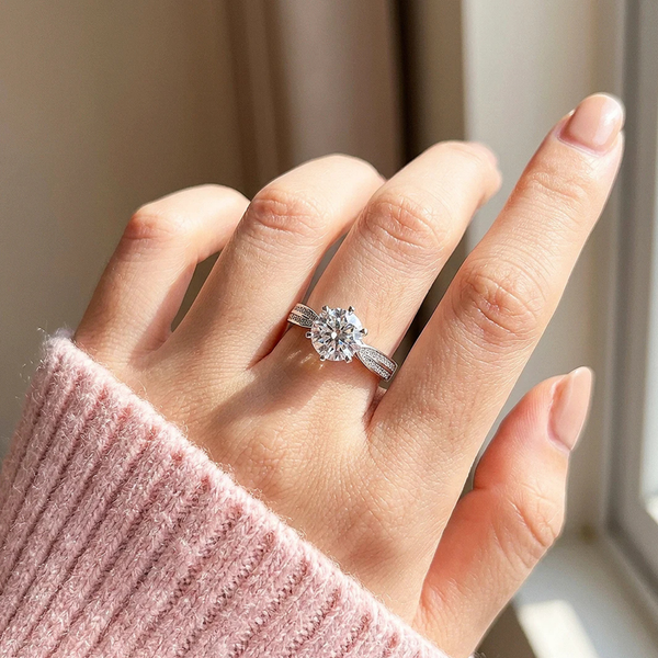 Bague de promesse ajustable
